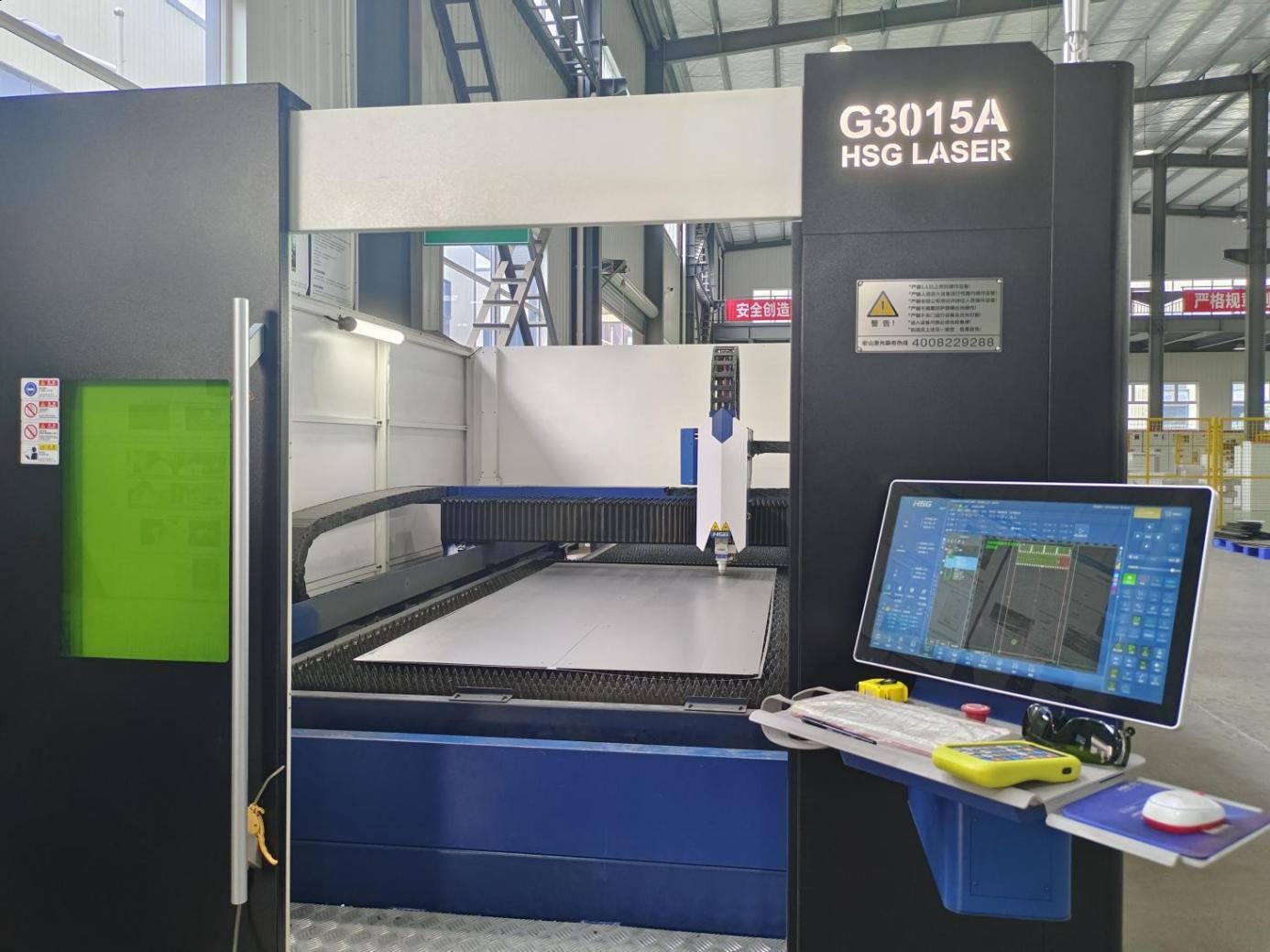 CNC laser cutting equipment in Mianyang workshop